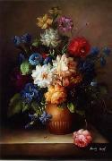 unknow artist Floral, beautiful classical still life of flowers.087 Spain oil painting artist